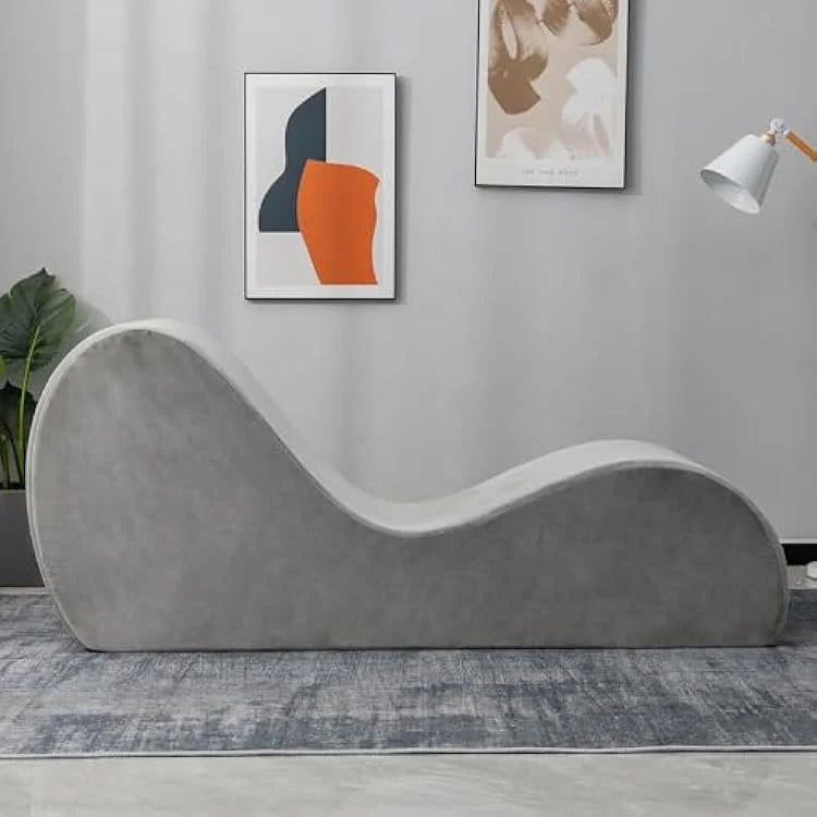 Chaise Zenosyne Yoga Lounge – Chaise Lounge avec Housse Lavable, Poches Latérales