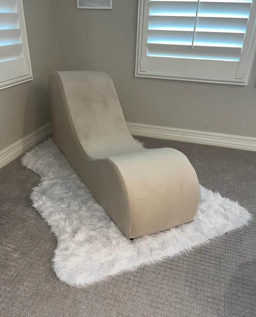 Chaise Zenosyne Yoga Lounge – Chaise Lounge avec Housse Lavable, Poches Latérales