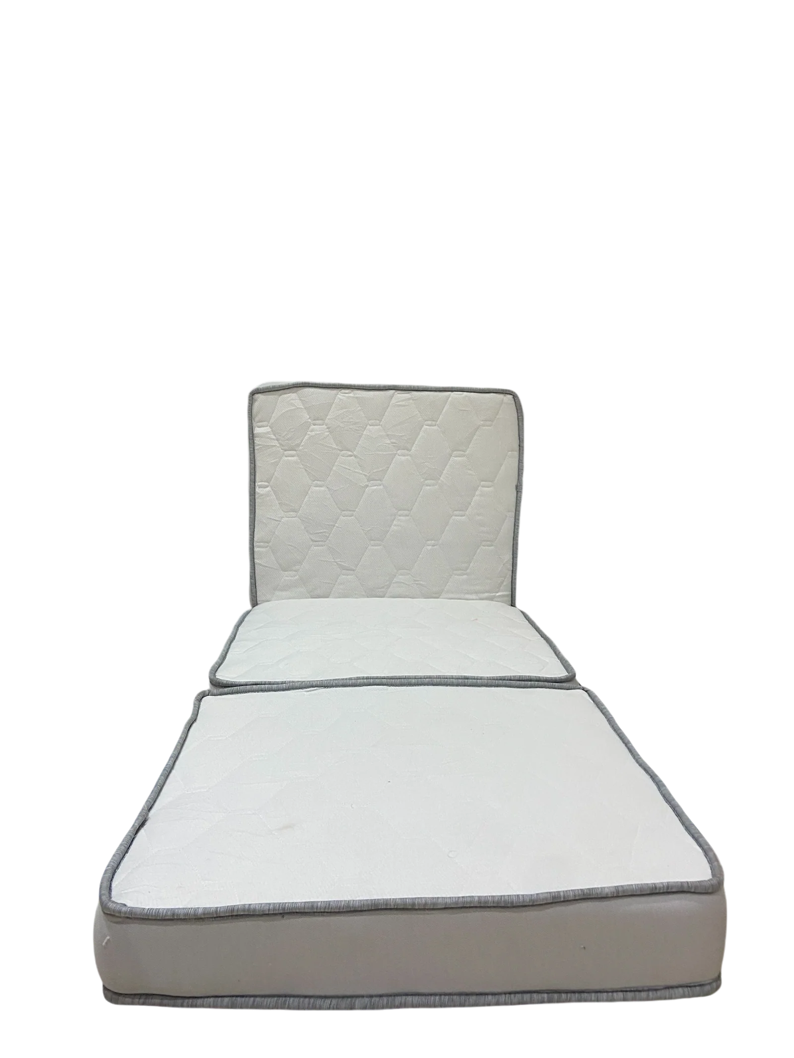 POUF MATELAS PLIABLE DOUBLE BORDURE 70CM x180CM x10CM